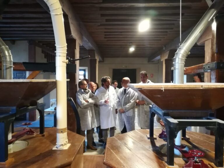Visita del Viceconsejero de Desarrollo Rural de la Junta de Castilla y León y Director General del ITACyL al Molino de Piedra