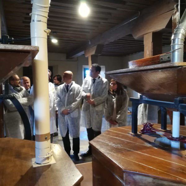 Visita del Viceconsejero de Desarrollo Rural de la Junta de Castilla y León y Director General del ITACyL al Molino de Piedra