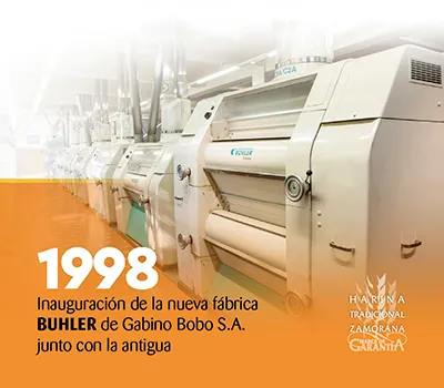 Inauguración de la nueva fábrica BUHLER de Gabino Bobo S.A. junto con la antigua