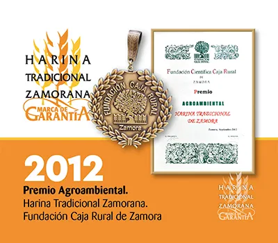 Premio Agroambiental. Harina Tradicional Zamorana. Fundación Caja Rural de Zamora