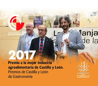 Premio a la mejor industria agroalimentaria de Castilla y León. Premios de Castilla y León de Gastronomía